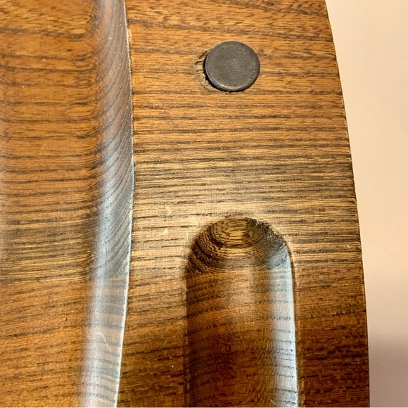 Vintage Wood Chicken Rooster Ceramic Tile Cheese Charcuterie Serving Tray Board - Picture 7 of 8